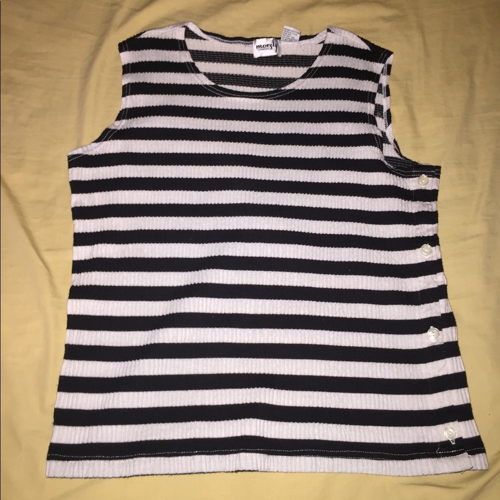 Striped Muscle Shirt👚